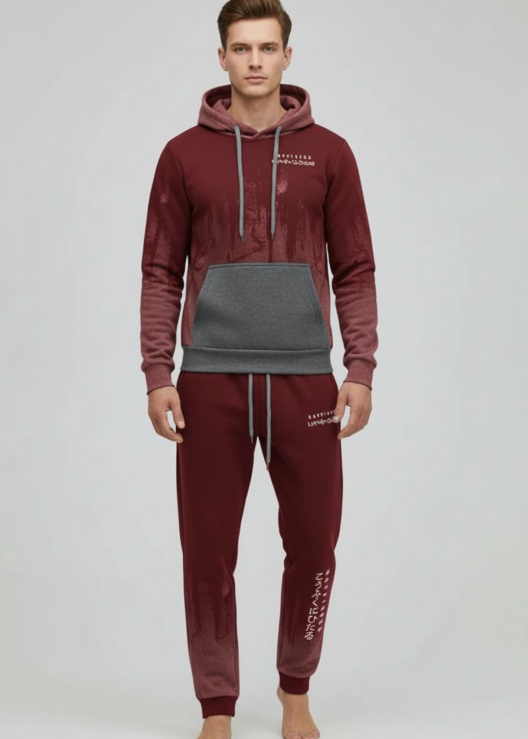 Ensemble Survêtement Homme Sweat à Capuche Joggers Luxe