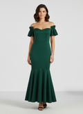 Robe Midi Cintrée à Volants Silhouette Féminine Raffinée