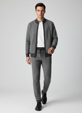 Ensemble en laine mérinos fine au style élégant