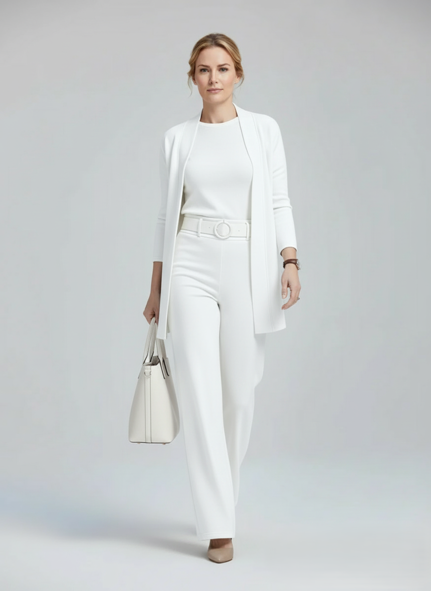 Ensemble femme 3 pièces confortable au style chic