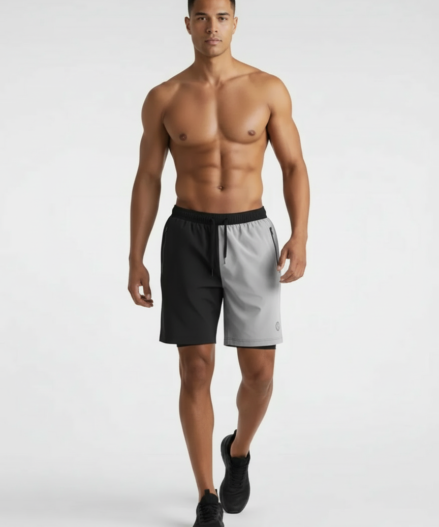 Short de running confortable avec poche pour smartphone