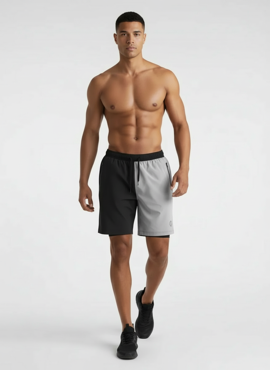 Short de running confortable avec poche pour smartphone