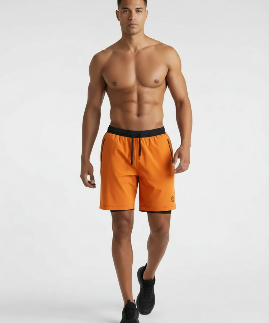 Short de running confortable avec poche pour smartphone