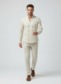 Chemise homme lin légère style méditerranéen