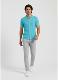 Chemise en maille élégante et légère pour homme, au style rétro