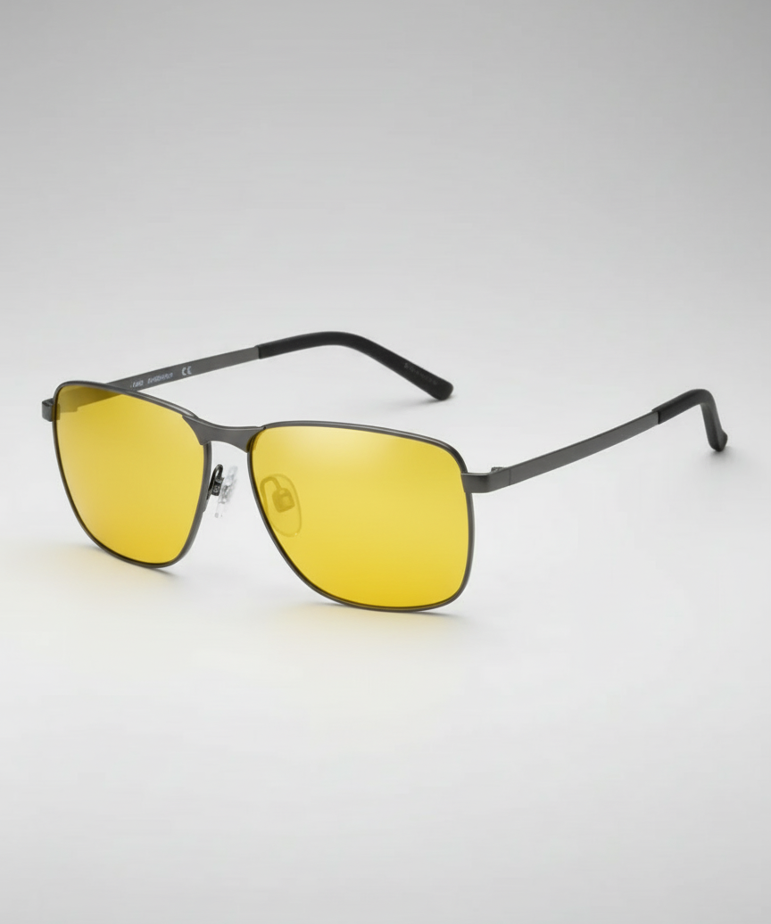 Lunettes de soleil rétro monture moderne élégante