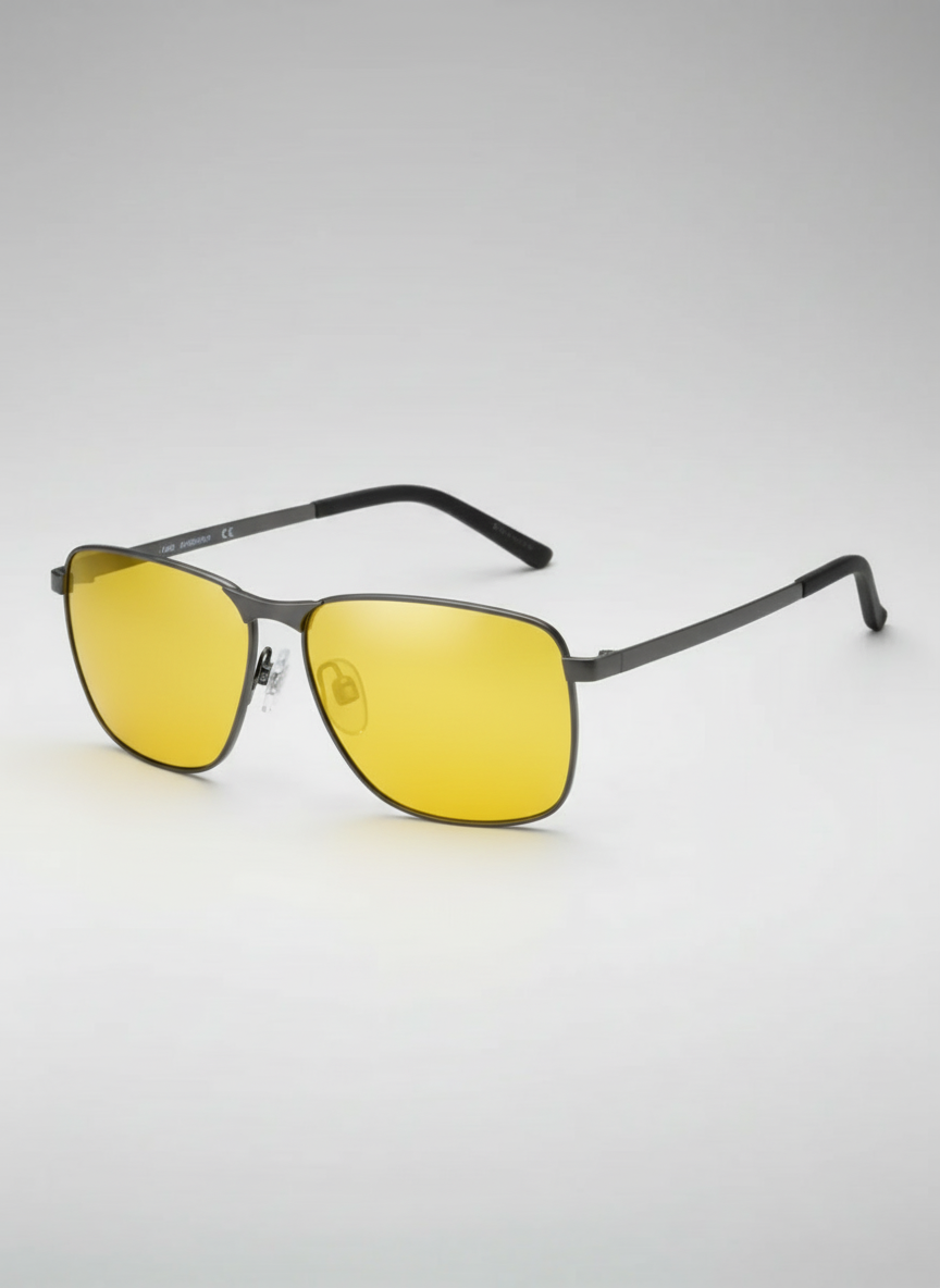 Lunettes de soleil rétro monture moderne élégante