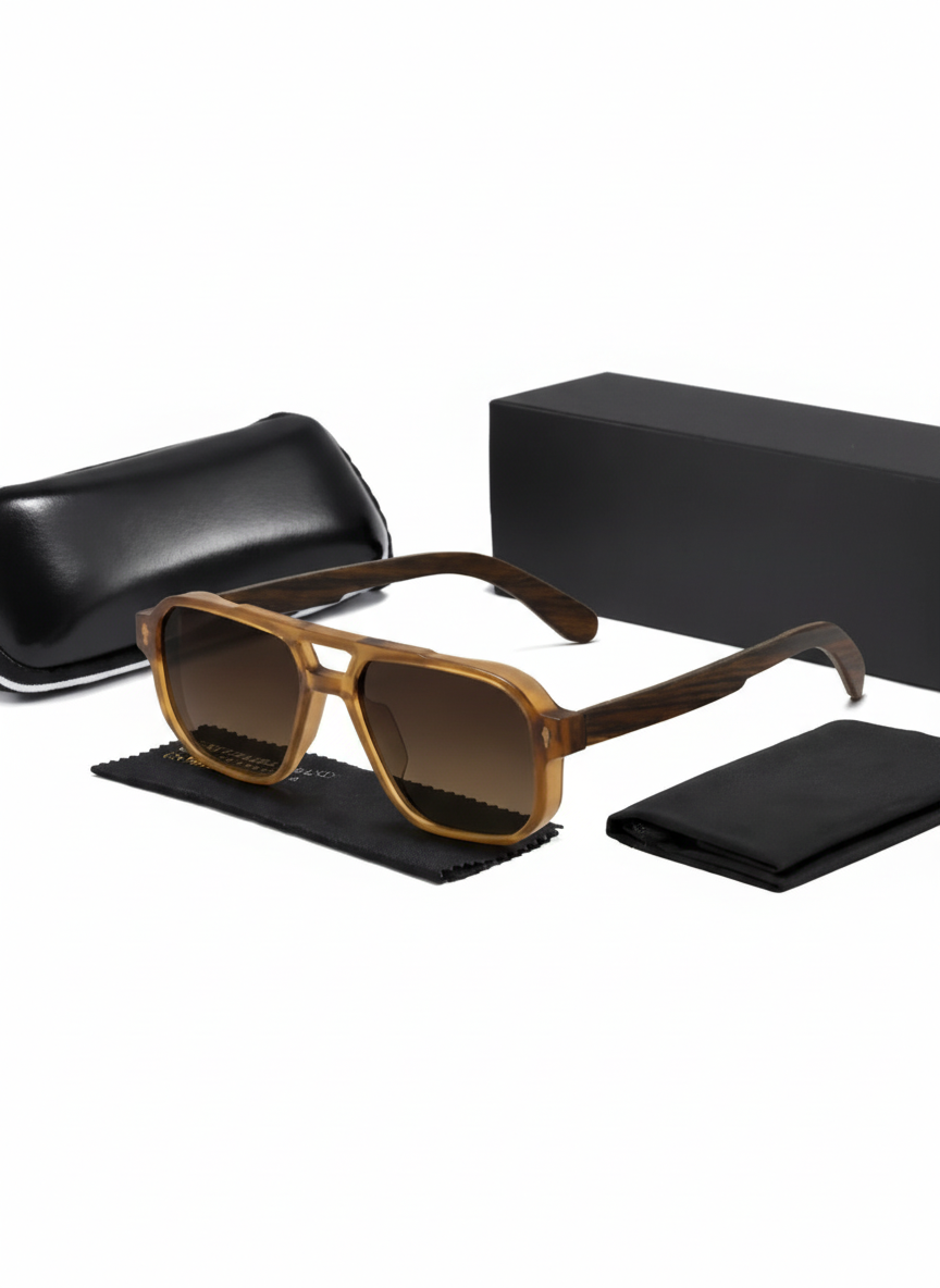 Lunettes de Soleil Rétro Premium Homme