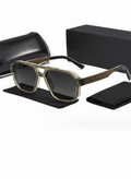 Lunettes de Soleil Rétro Premium Homme