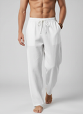 Pantalon décontracté à taille élastique confortable