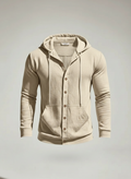 Veste à capuche coupe ample