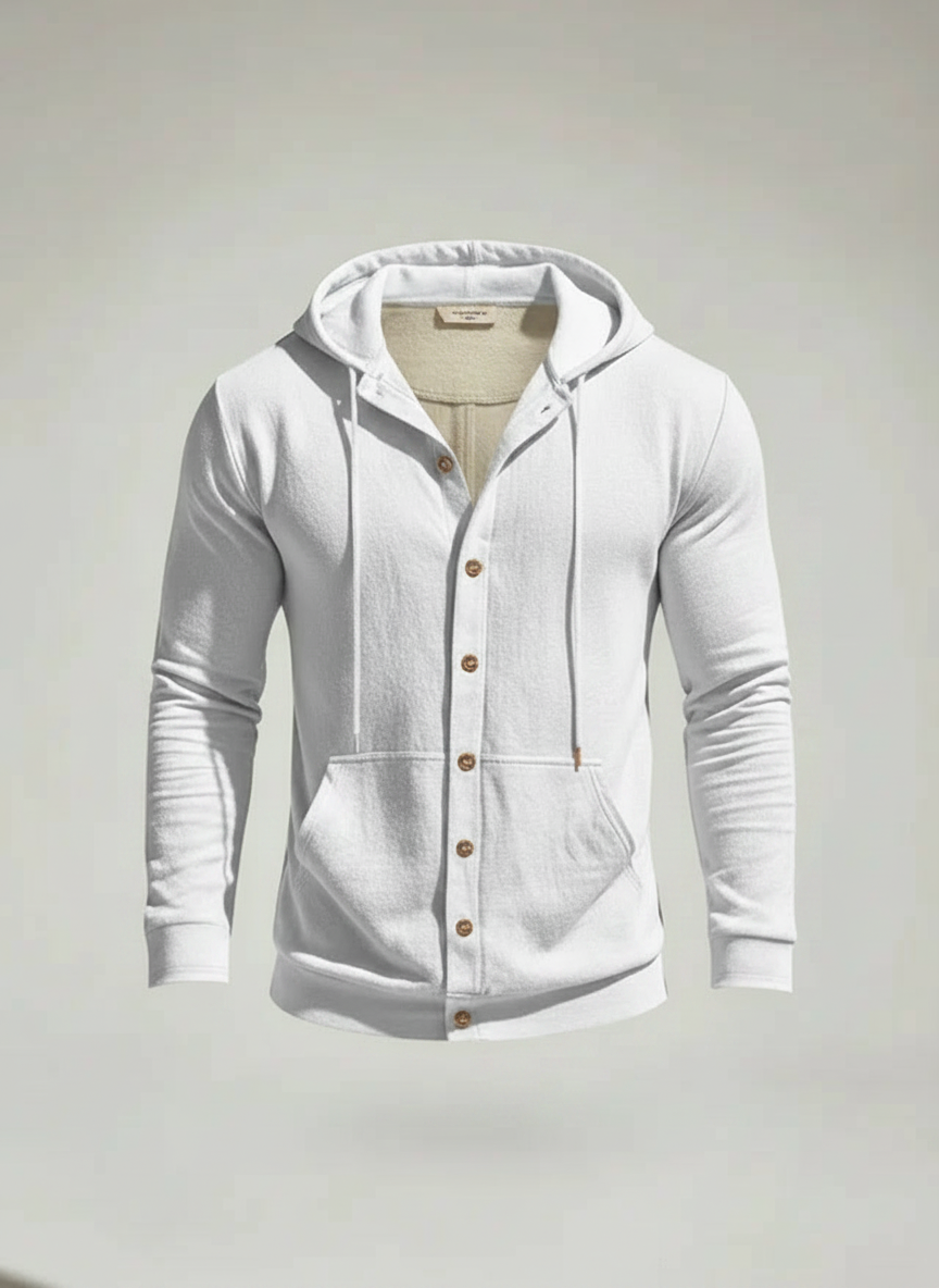 Veste à capuche coupe ample