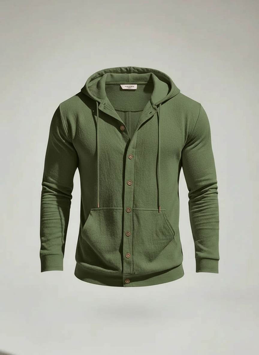 Veste à capuche coupe ample