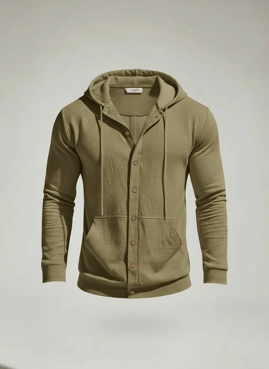 Veste à capuche coupe ample