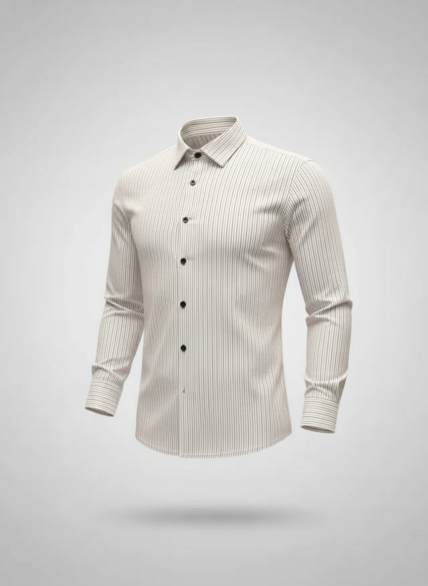 Chemise coupe ajustée extensible