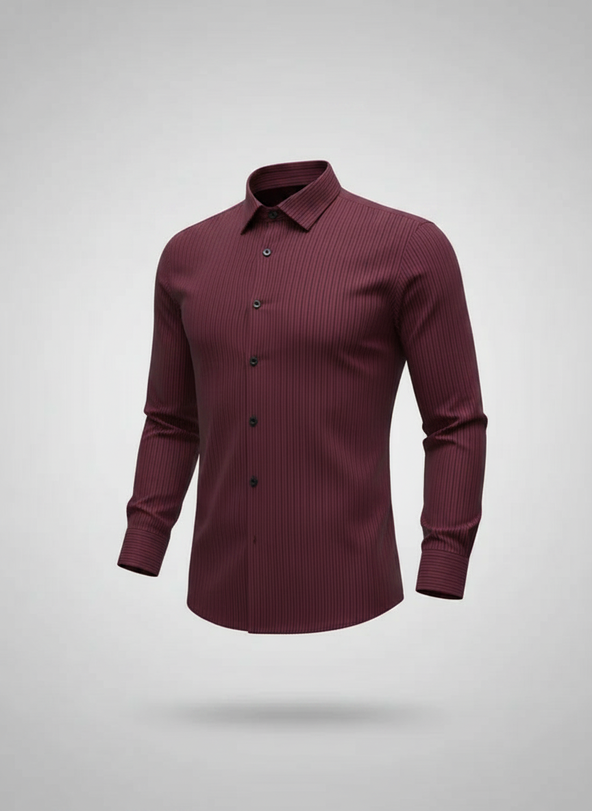 Chemise coupe ajustée extensible