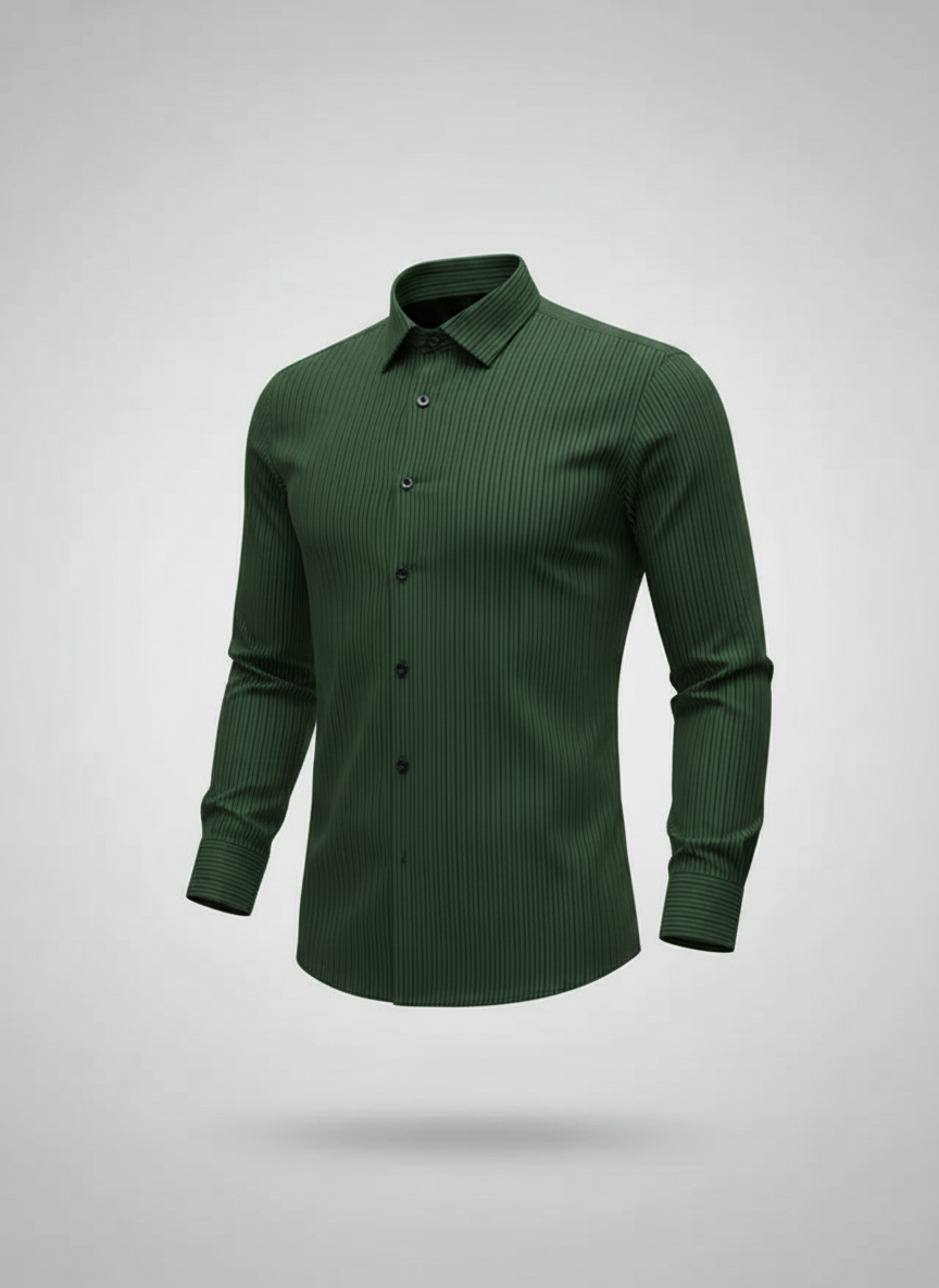 Chemise coupe ajustée extensible