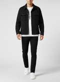 Veste texturée à poches