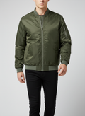 Veste bombardier coupe droite
