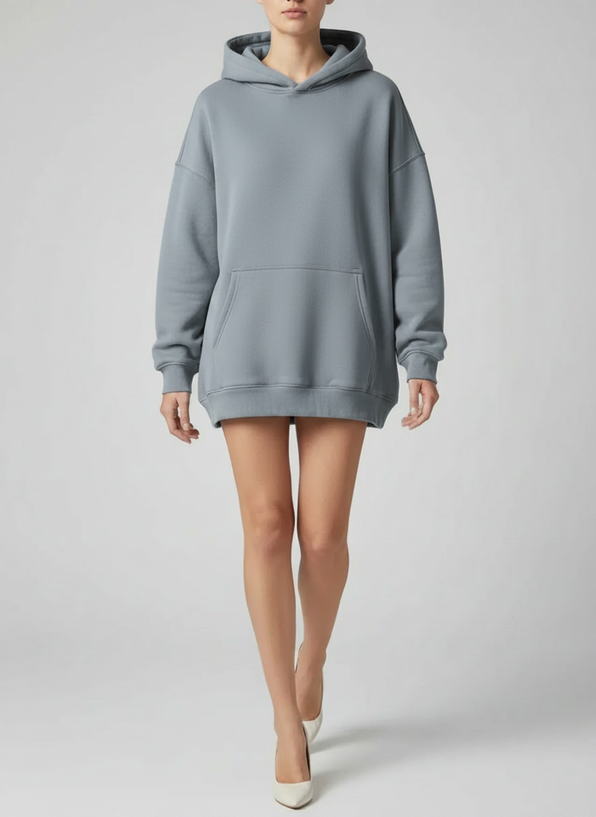Hoodie oversized doublure polaire