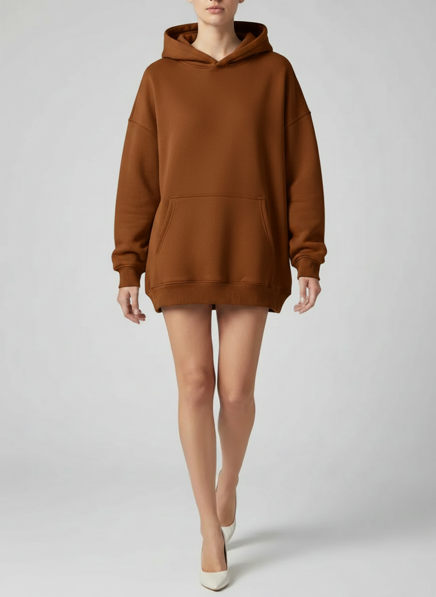 Hoodie oversized doublure polaire