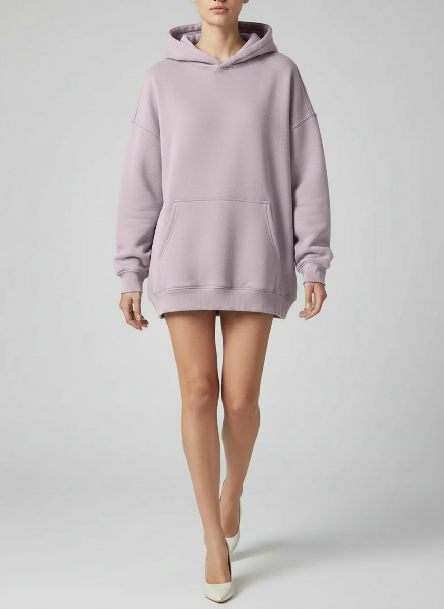 Hoodie oversized doublure polaire
