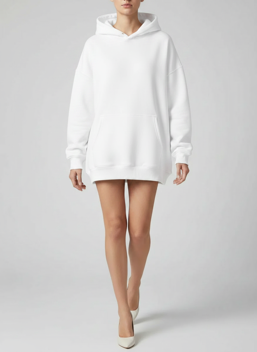 Hoodie oversized doublure polaire
