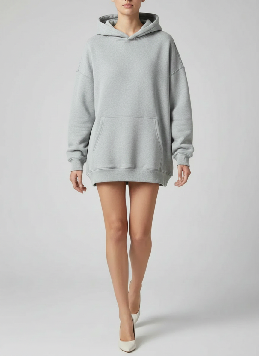 Hoodie oversized doublure polaire