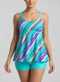 Maillot de bain tankini short polyvalent