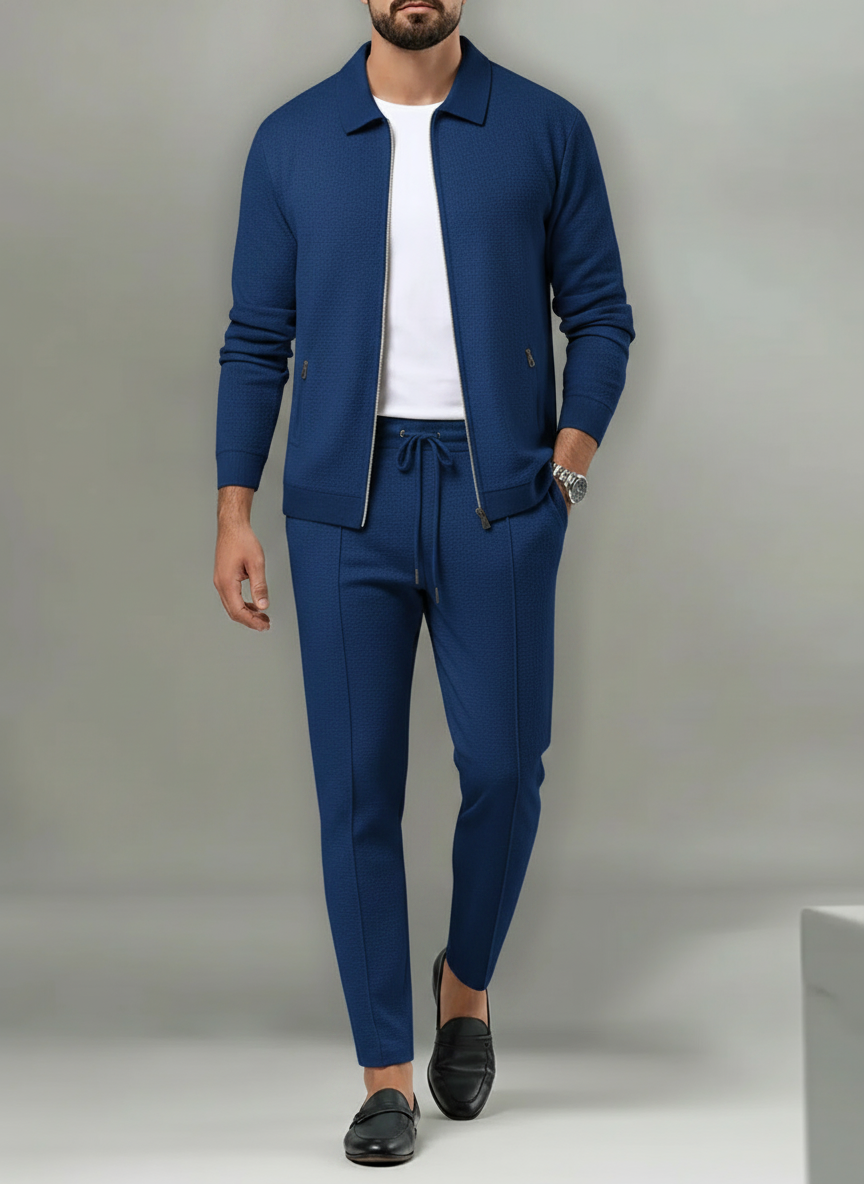 Ensemble zippé coupe droite