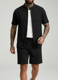 Ensemble chemise col montant short