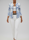 Veste Bomber Imprimé Floral - Style Tendance Élégant