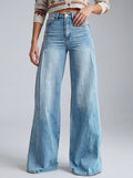 Pantalon large taille haute - Élégant fit fluide et moderne
