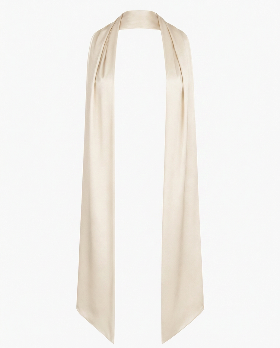 Écharpe en Satin Stretch – Finition Double Épaisseur Accessoire pour Toutes Occasions