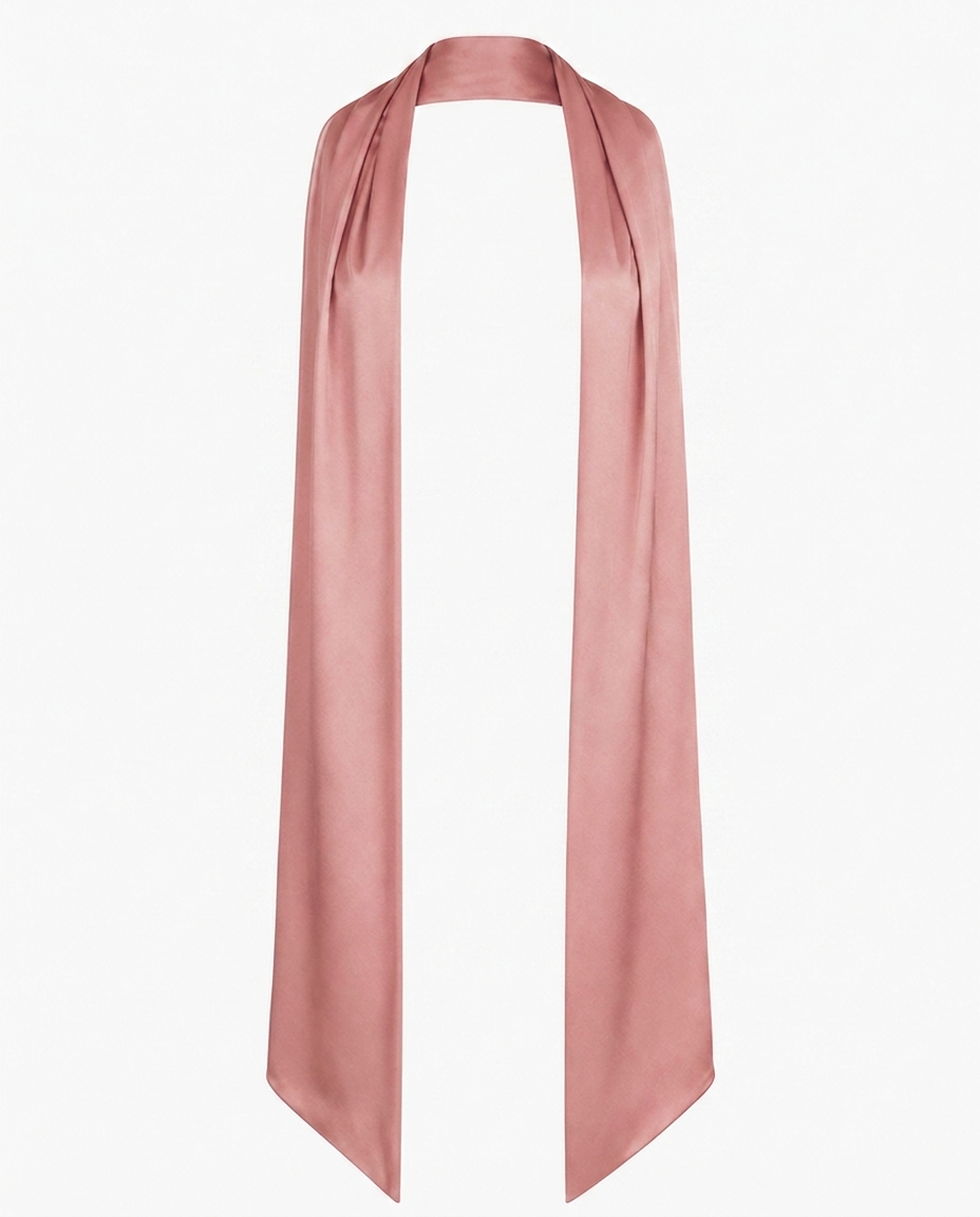 Écharpe en Satin Stretch – Finition Double Épaisseur Accessoire pour Toutes Occasions