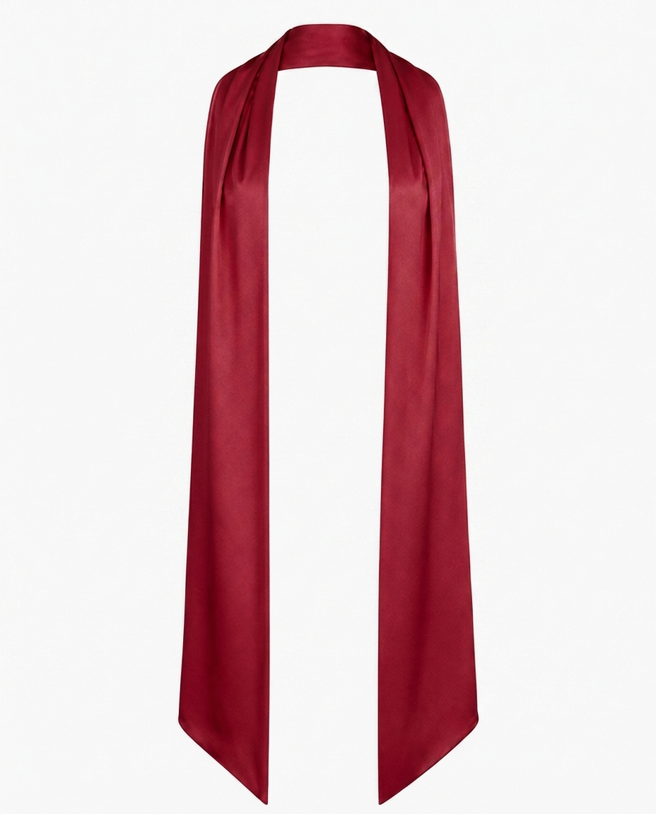 Écharpe en Satin Stretch – Finition Double Épaisseur Accessoire pour Toutes Occasions