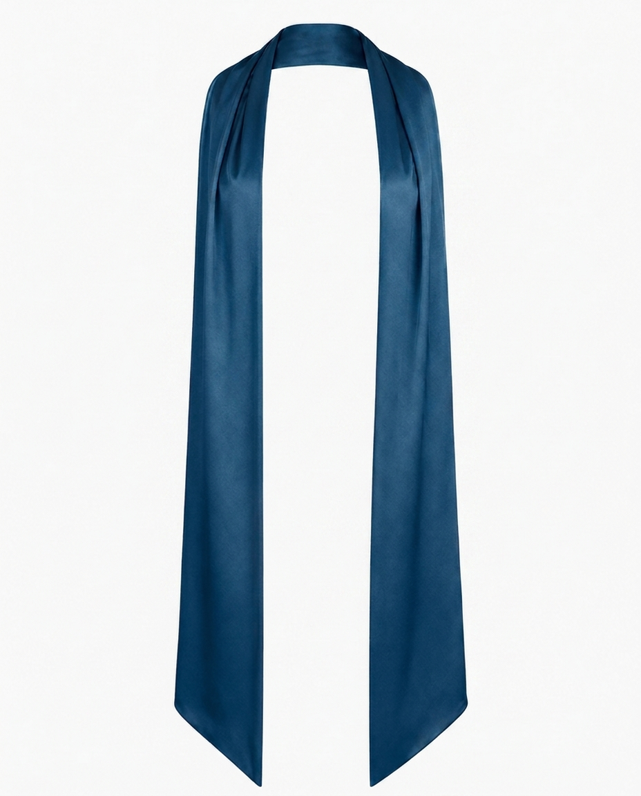 Écharpe en Satin Stretch – Finition Double Épaisseur Accessoire pour Toutes Occasions