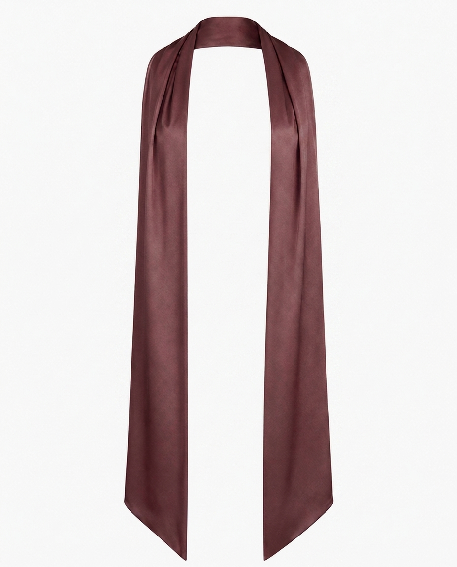 Écharpe en Satin Stretch – Finition Double Épaisseur Accessoire pour Toutes Occasions