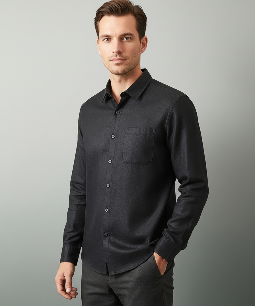Chemise en Lin 100 % Naturel Élégance Décontractée