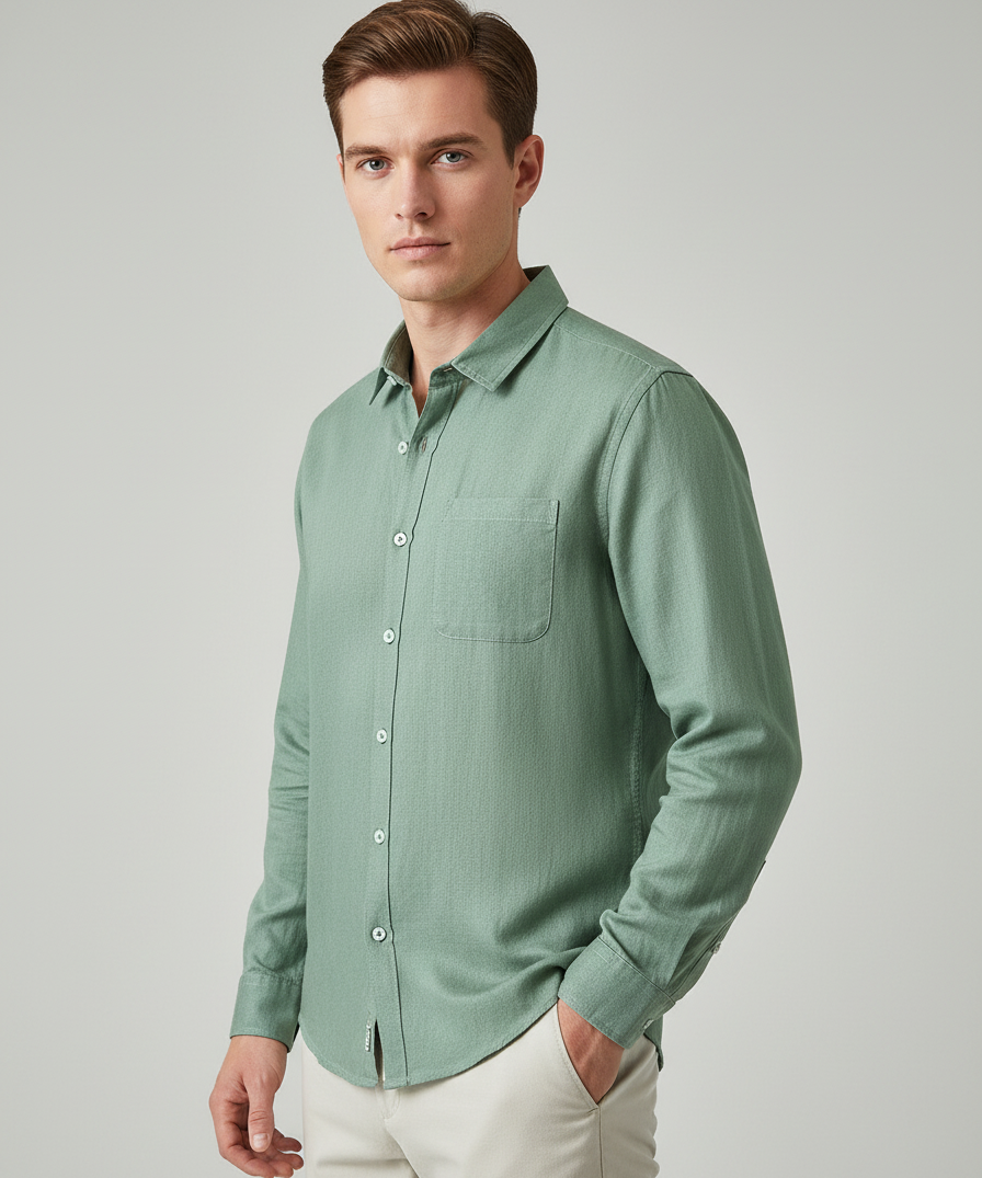 Chemise en Lin 100 % Naturel Élégance Décontractée
