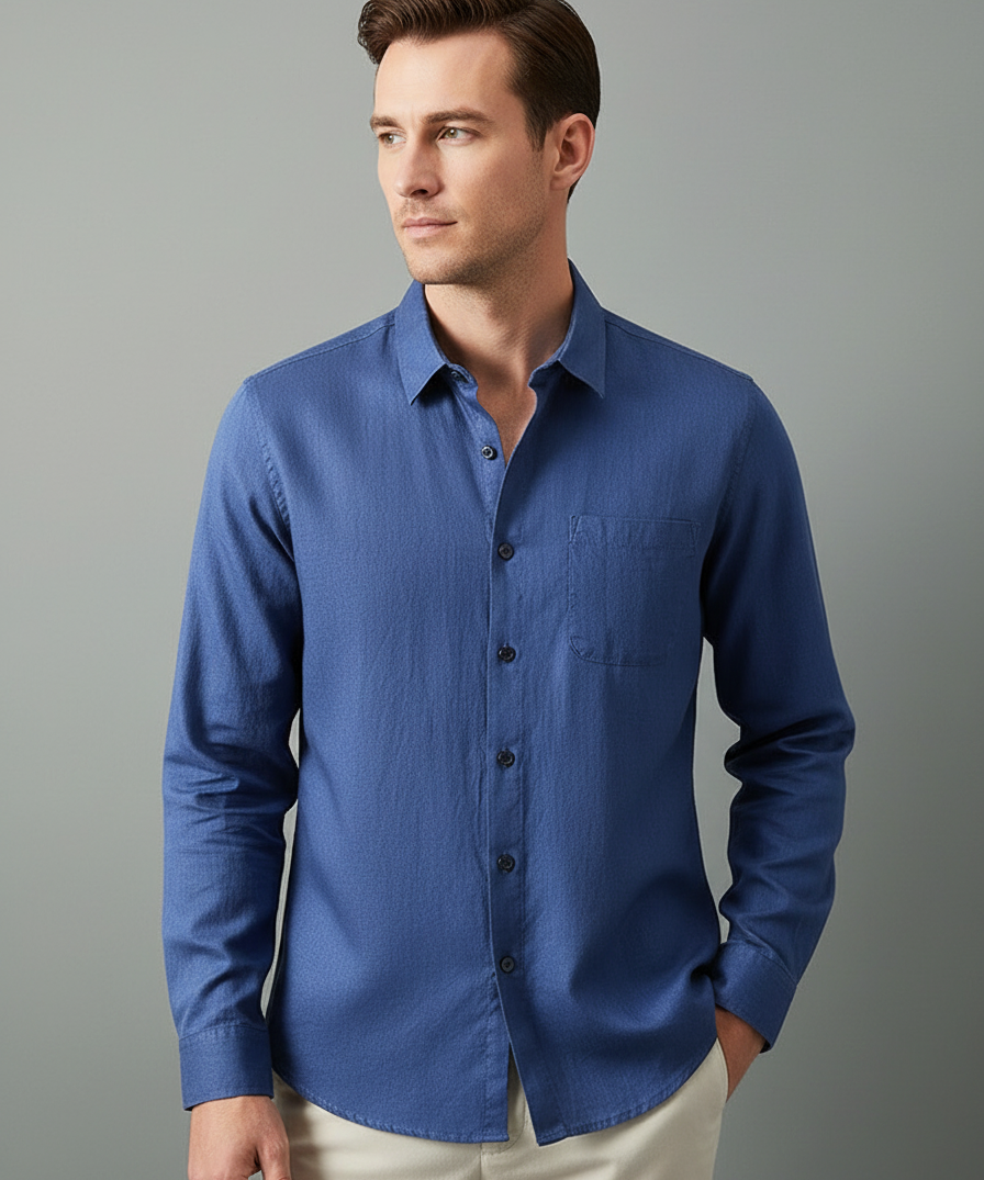 Chemise en Lin 100 % Naturel Élégance Décontractée