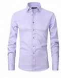 Chemise pour hommes sans repassage avec haute élasticité - George