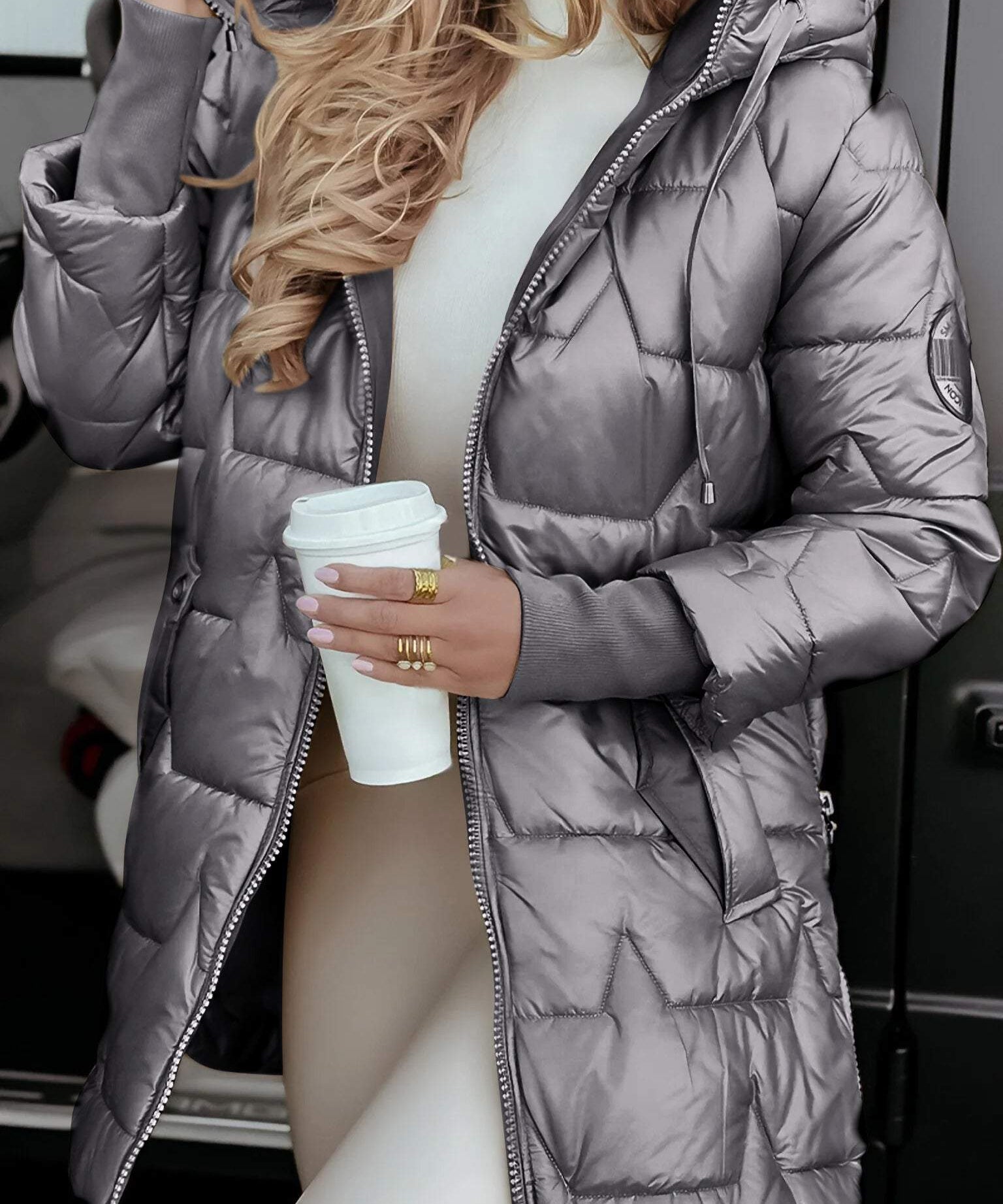 Manteau d’Hiver Élégant & Féminin