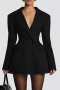 Blazer Noir Femme