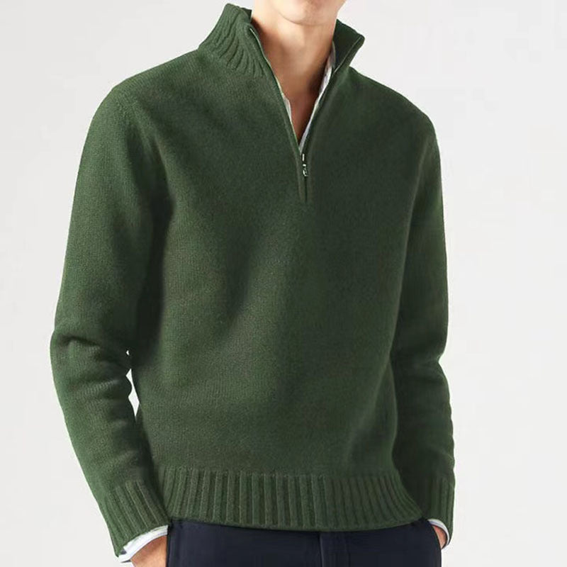 Pull-over à zip pour hommes