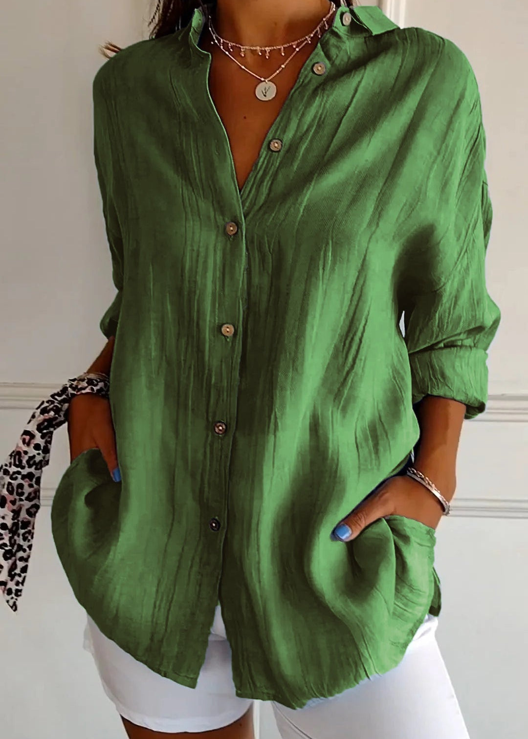 Chemise à Boutons pour Femmes | Été