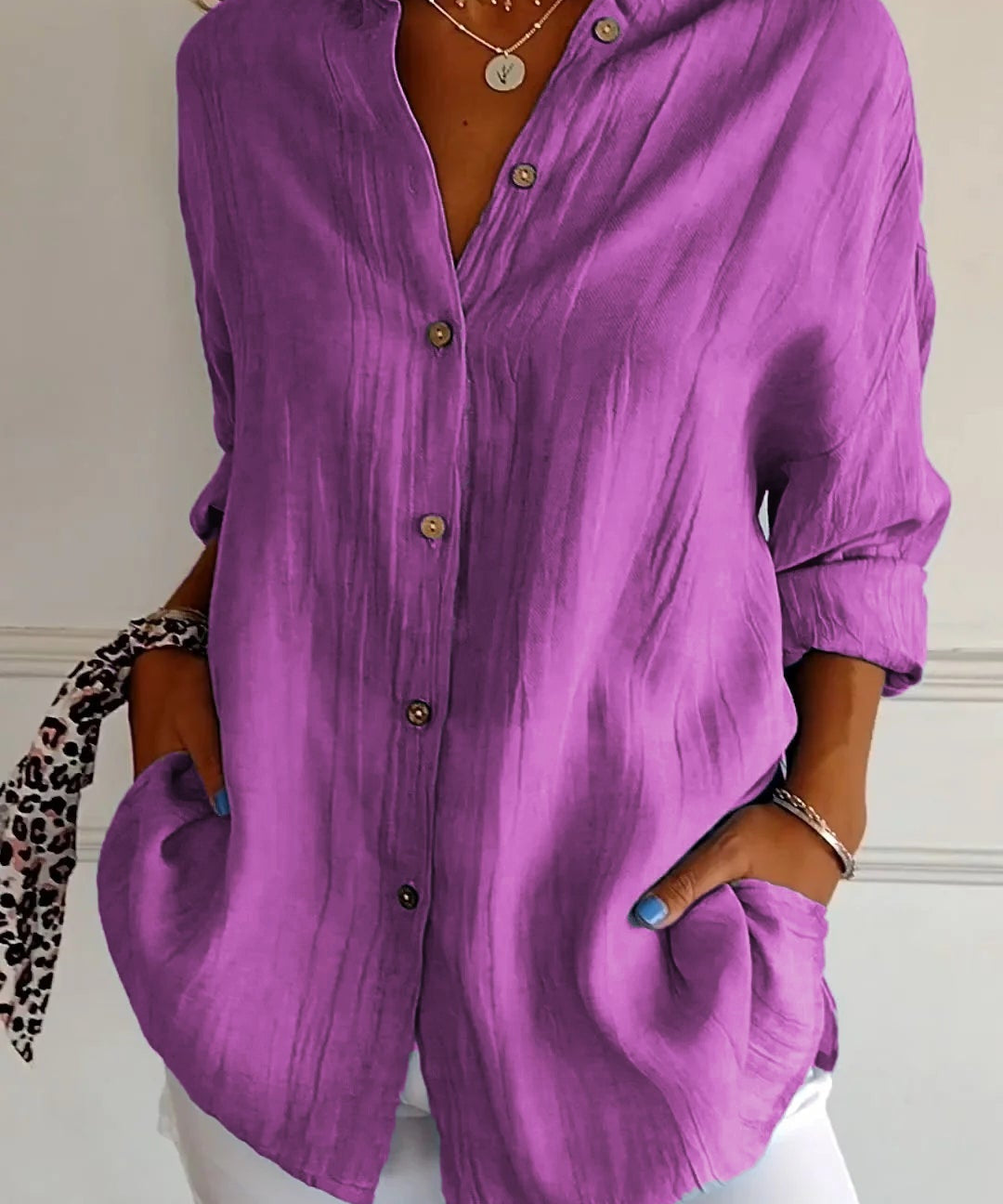 Chemise à Boutons pour Femmes | Été