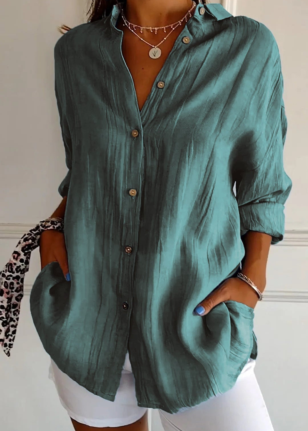 Chemise à Boutons pour Femmes | Été