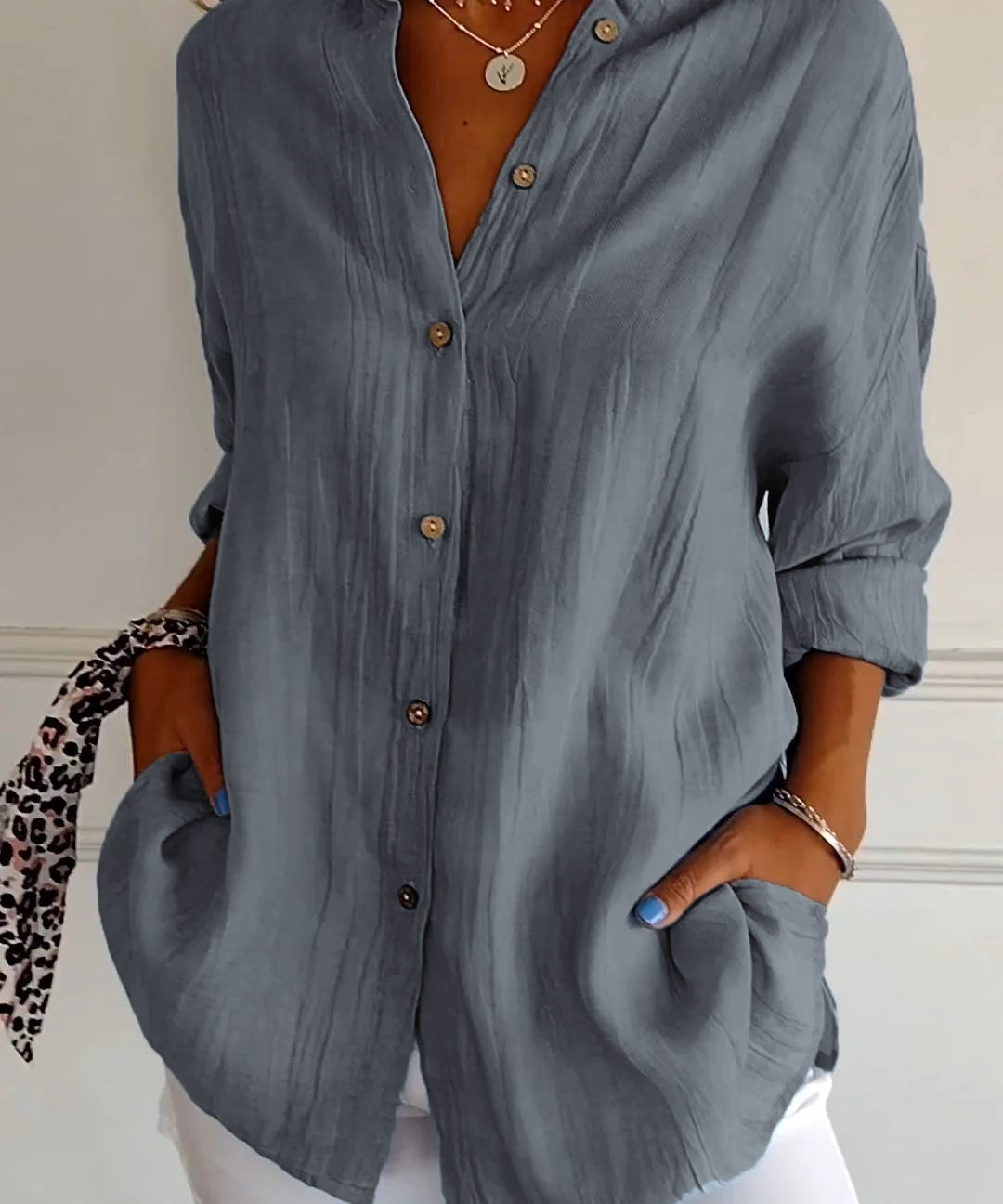 Chemise à Boutons pour Femmes | Été