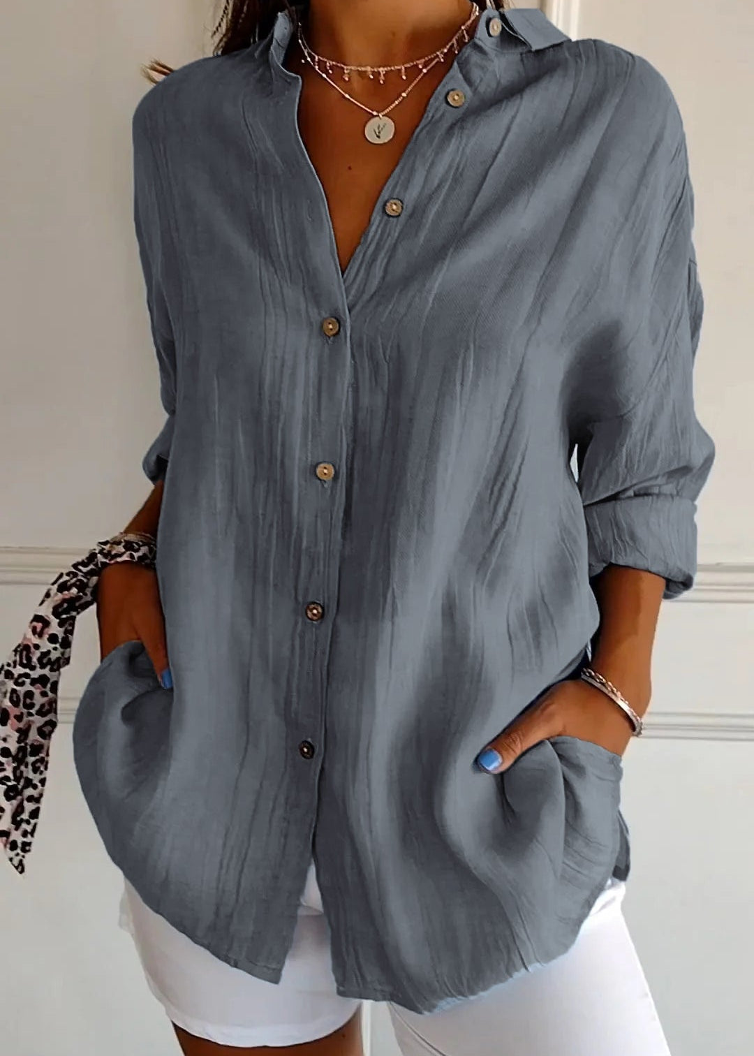 Chemise à Boutons pour Femmes | Été